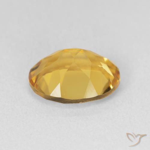 Citrine Doré naturelle ovale, 3.11 ct, VVS-VS