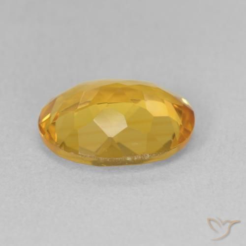 Citrine Doré vif naturelle ovale, 2.94 ct, VVS