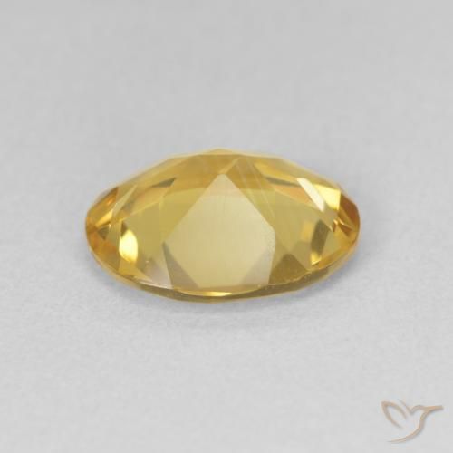 Citrine Doré moyen naturelle ovale, 2.44 ct, VVS-VS