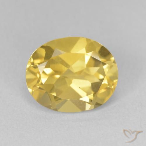 Citrine Orange Doré naturelle ovale, 3.26 ct, VVS-VS