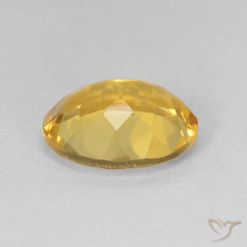 Citrine Doré naturelle ovale, 3.31 ct, VVS-VS