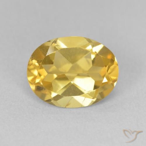 2.87ct Naturel Orange Doré Citrine, ovale, VVS-VS