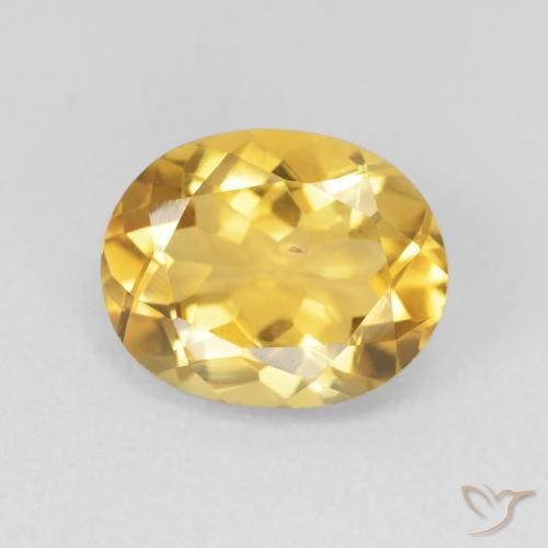 3.30ct Naturel Doré profond Citrine, ovale, VVS