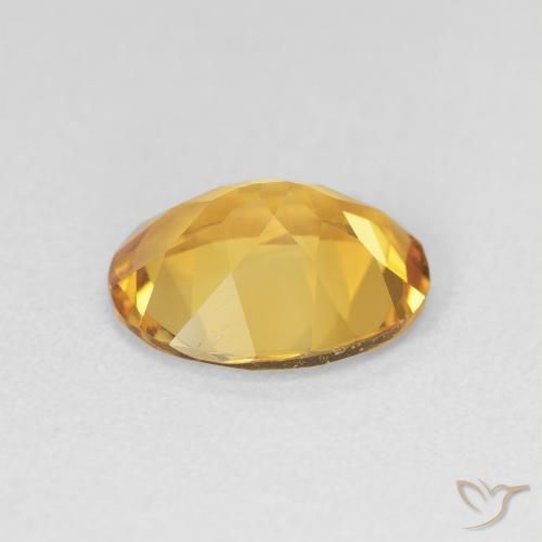 Citrine Doré naturelle ovale, 2.58 ct, VVS