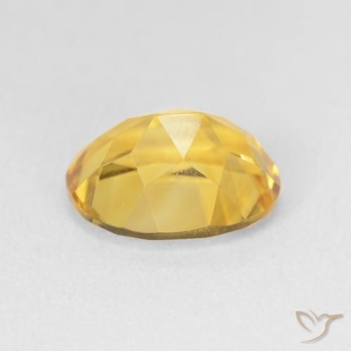 Citrine Doré profond naturelle ovale, 3.28 ct, VVS