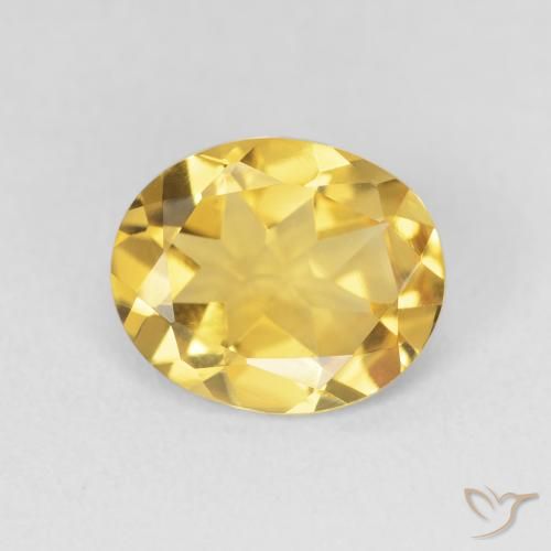2.63ct Naturel Doré Citrine, ovale, VVS