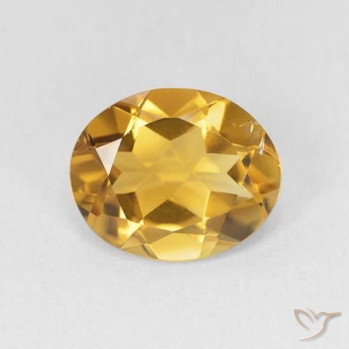 2.79ct Naturel Doré Citrine, ovale, VVS