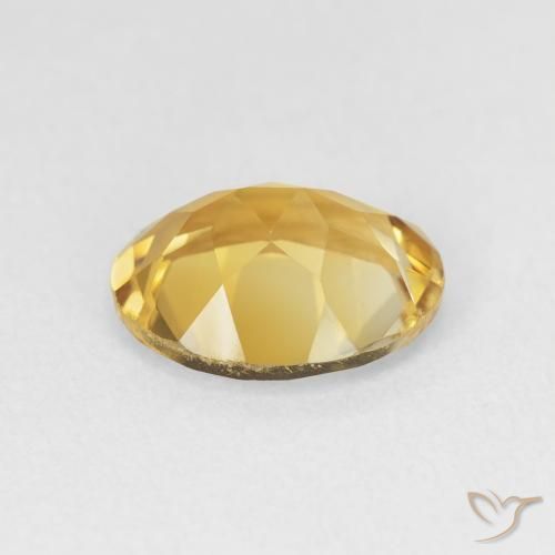 Citrine Doré naturelle ovale, 2.79 ct, VVS