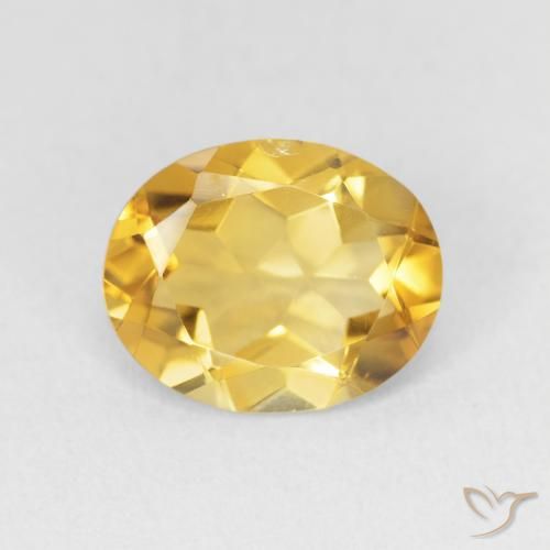 2.63ct Naturel Doré Citrine, ovale, VVS