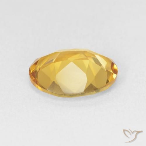 Citrine Doré naturelle ovale, 2.78 ct, VVS