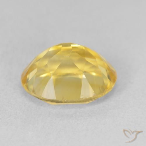 Citrine Or moyen naturelle ovale, 3.59 ct, VVS-VS