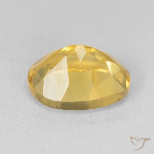 Citrine Orange Doré naturelle ovale, 3.50 ct, VVS-VS