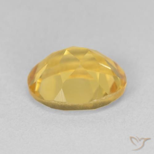 Citrine Doré moyen naturelle ovale, 3.45 ct, VVS-VS