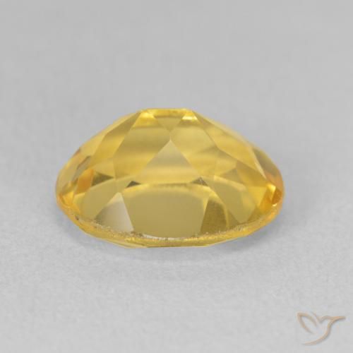 Citrine Orange Doré naturelle ovale, 3.35 ct, VVS-VS