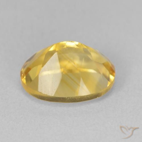 Citrine Orange Doré naturelle ovale, 3.82 ct, VVS-VS