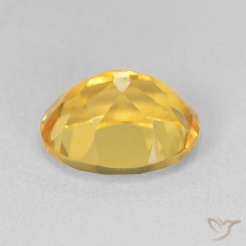 Citrine Doré naturelle ovale, 3.67 ct, VVS-VS