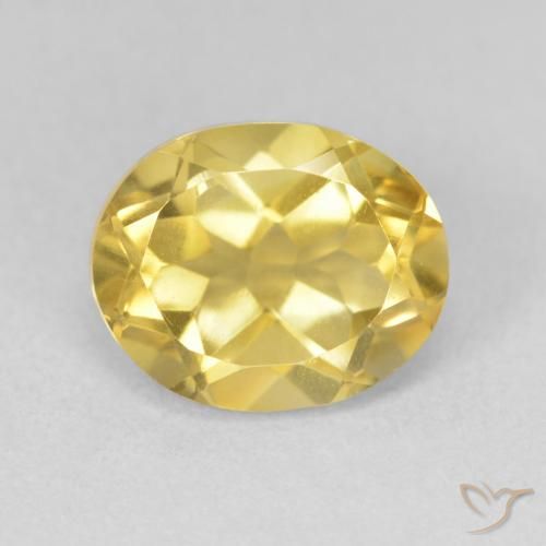 3.40ct Naturel Orange Doré Citrine, ovale, VVS-VS