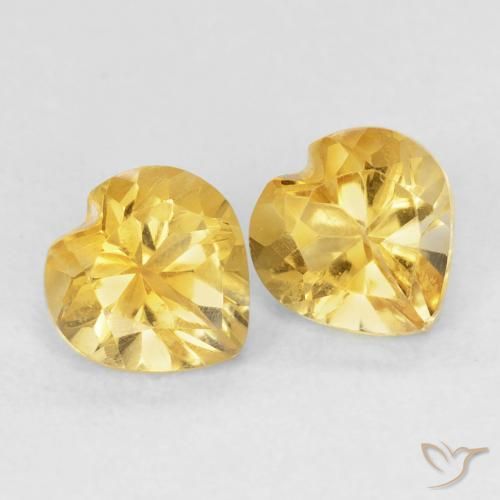 Shop natural 1.41ct Orange Doré Citrine gems, Cœur, from Brésil at GemSelect. In stock, global shipping!