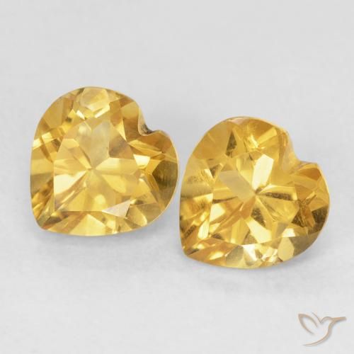 Shop natural 1.55ct Doré Citrine gems, Cœur, from Brésil at GemSelect. In stock, global shipping!