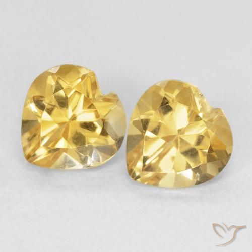 Shop natural 1.52ct Orange Doré Citrine gems, Cœur, from Brésil at GemSelect. In stock, global shipping!