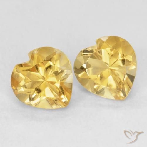 Shop natural 1.52ct Orange Doré Citrine gems, Cœur, from Brésil at GemSelect. In stock, global shipping!