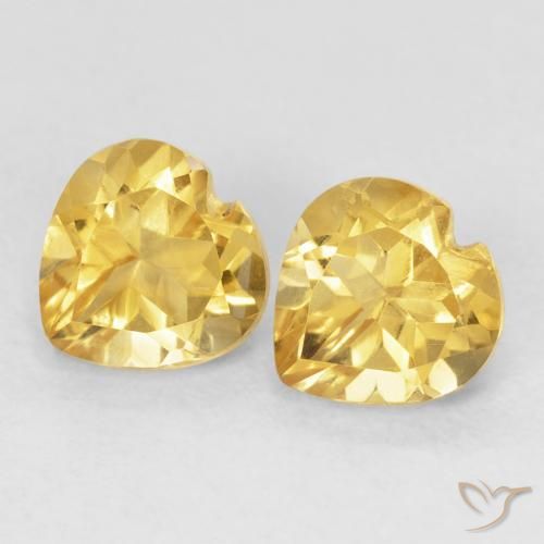 Shop natural 1.58ct Orange Doré Citrine gems, Cœur, from Brésil at GemSelect. In stock, global shipping!