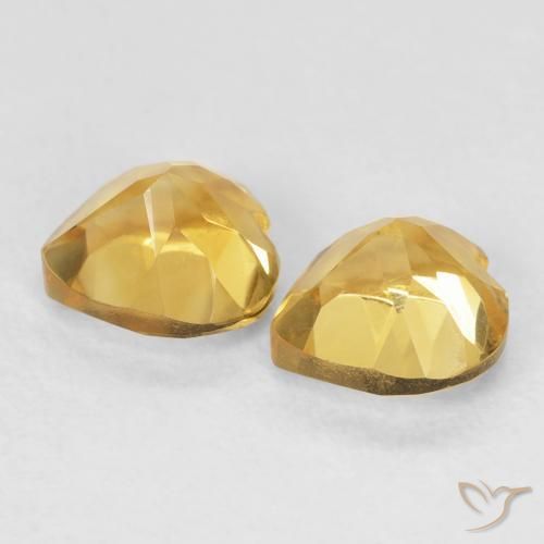 Shop natural 1.58ct Orange Doré Citrine gems, Cœur, from Brésil at GemSelect. In stock, global shipping!