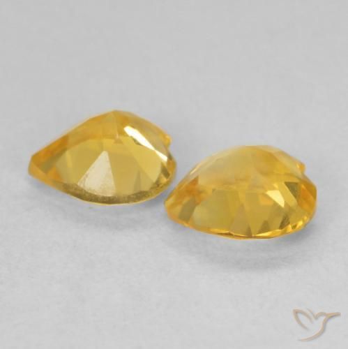 Shop natural 1.25ct Doré moyen Citrine gems, Cœur, from Brésil at GemSelect. In stock, global shipping!