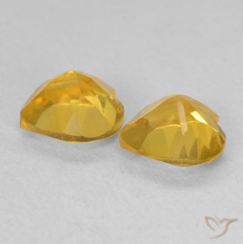 Shop natural 1.41ct Doré Citrine gems, Cœur, from Brésil at GemSelect. In stock, global shipping!
