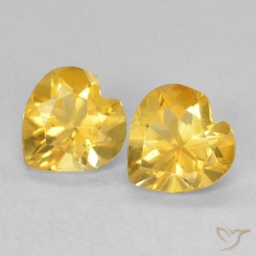 Shop natural 1.28ct Orange Doré Citrine gems, Cœur, from Brésil at GemSelect. In stock, global shipping!
