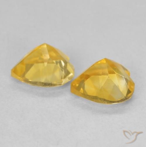 Shop natural 1.28ct Orange Doré Citrine gems, Cœur, from Brésil at GemSelect. In stock, global shipping!