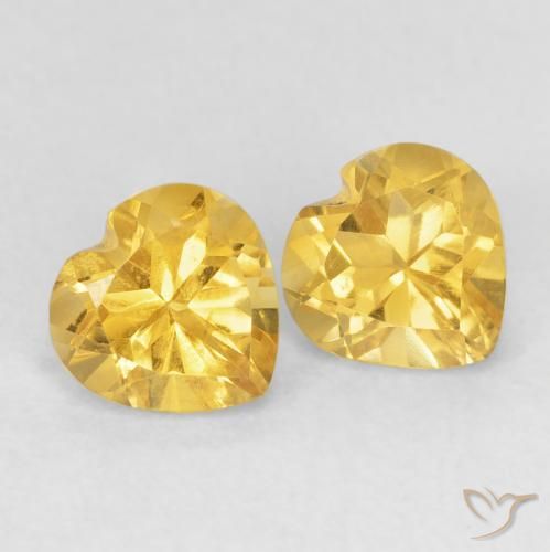 Shop natural 1.63ct Top Gold Citrine gems, Cœur, from Brésil at GemSelect. In stock, global shipping!