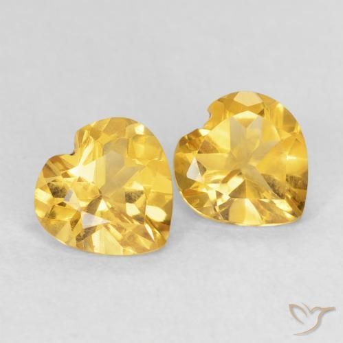 Shop natural 1.28ct Orange Doré Citrine gems, Cœur, from Brésil at GemSelect. In stock, global shipping!