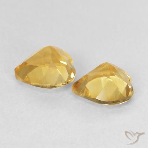 Shop natural 1.28ct Orange Doré Citrine gems, Cœur, from Brésil at GemSelect. In stock, global shipping!