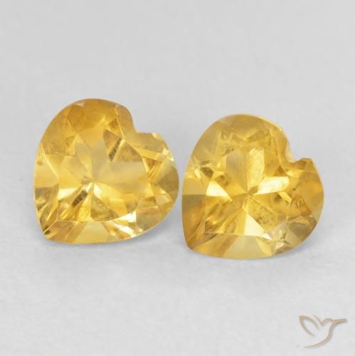 Shop natural 1.46ct Orange Doré Citrine gems, Cœur, from Brésil at GemSelect. In stock, global shipping!