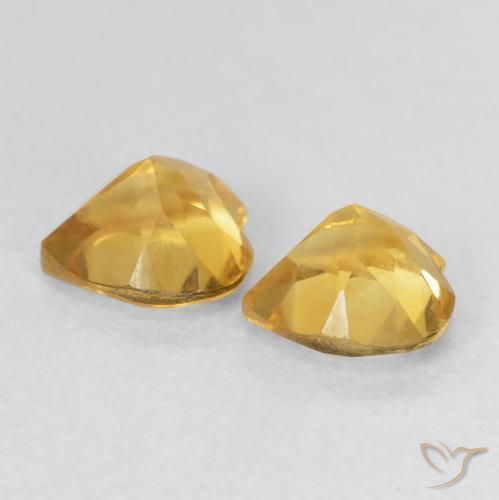 Shop natural 1.46ct Orange Doré Citrine gems, Cœur, from Brésil at GemSelect. In stock, global shipping!