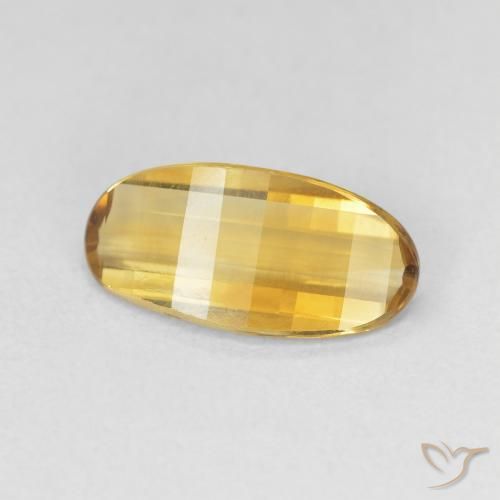 Citrine Orange Doré naturelle ovale, 2.28 ct, VVS