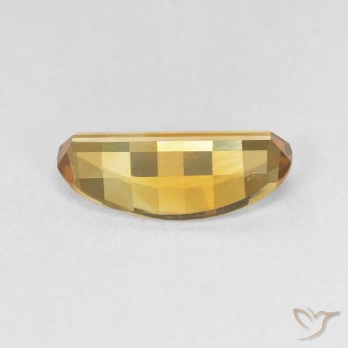 Citrine Orange Doré naturelle ovale, 2.18 ct, VVS