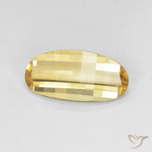 Citrine Doré naturelle ovale, 2.40 ct, VVS