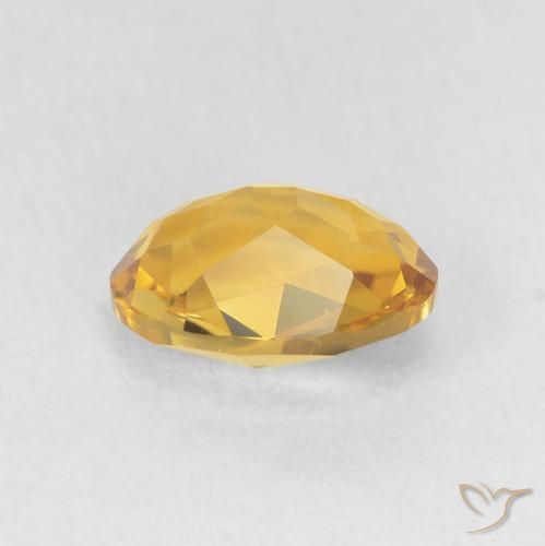 Citrine Doré naturelle ovale, 1.76 ct, VVS