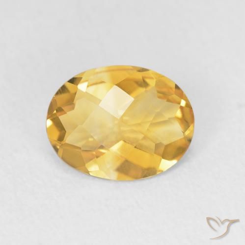 1.47ct Naturel Doré vif Citrine, ovale, VVS