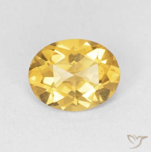 1.59ct Naturel Doré Citrine, ovale, VVS