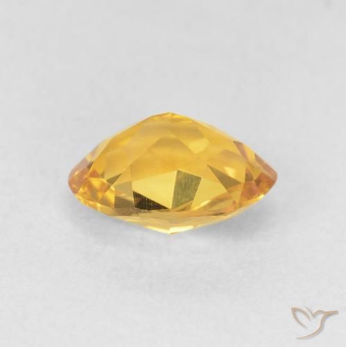 Citrine Doré naturelle ovale, 1.59 ct, VVS