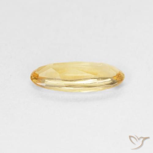 Citrine Or moyen naturelle ovale, 0.75 ct, Transparent
