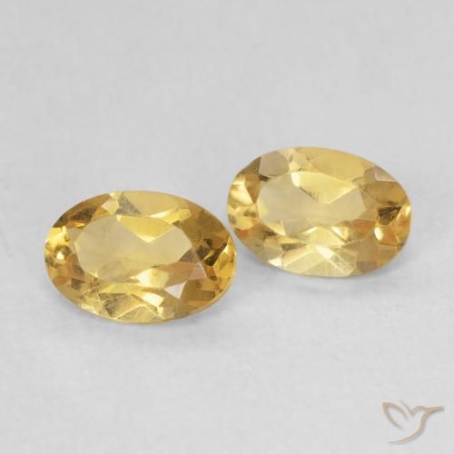 Shop natural 0.74ct Doré léger Citrine gems, ovale, from Brésil at GemSelect. In stock, global shipping!