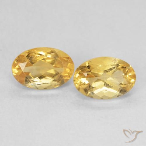1.06ctw Naturel Doré Citrine, ovale, VS