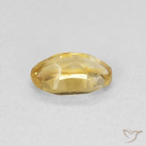 Citrine Doré naturelle ovale, 0.46 ct, VVS-VS