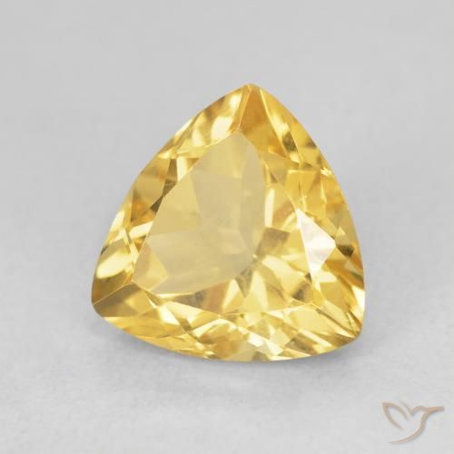 Citrine Doré naturelle Trillion, 2.36 ct, VVS-VS