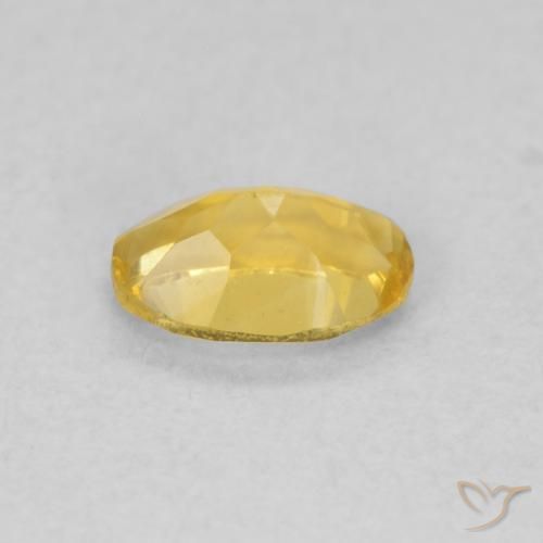 Citrine Doré naturelle ovale, 0.41 ct, VVS-VS