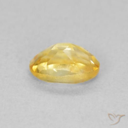 Citrine Doré naturelle ovale, 0.47 ct, VVS-VS